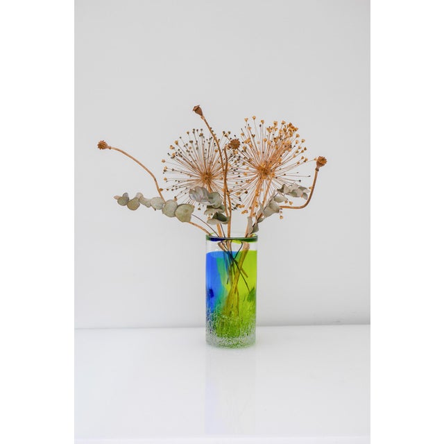 Scandinavian Art Glass Unik Vase by Göran Wärff Kosta for Kosta Boda, Sweden, 1980s For Sale - Image 9 of 14