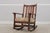 Age: C.1900-1910 Details: High Quality Construction Oak Arts & Crafts Slat Back Antique Period Arts & Crafts Rocker...