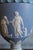 Victorian Oil Lamp attributed to Wedgwood in Jasper Ware Pattern, 1890s For Sale - Image 4 of 12