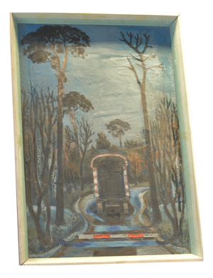Endstation, Wilhelm Schläger, 1967, Oil on Canvas in Original Frame