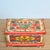Blue Small Folk Art Chest, 1930s For Sale - Image 8 of 11