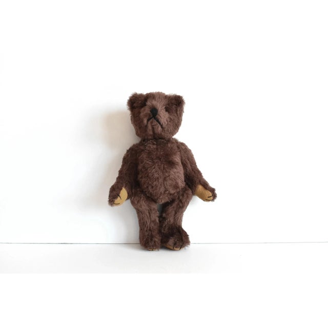 Textile Vintage Classic Hand-Made Jointed Teddy Bear For Sale - Image 7 of 11