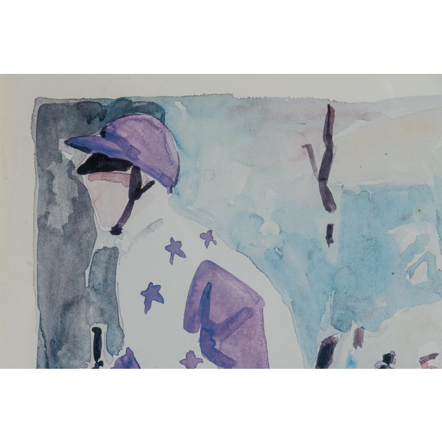 French Galerie Broussard Exhibit Poster by Robert Delval For Sale - Image 4 of 8