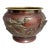 Japanese Meiji Bronze Jardinière With Applied Dragon & Descending Crane, c.1900 For Sale