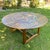 Outdoor Wood Table With Lazy Suzy Center - 63" Round For Sale - Image 14 of 18