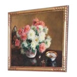 Julia Rysheuvels, Chinoserie Still Life, Oil on Canvas, Framed For Sale