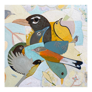 “Robin Party” Birds by LWren Walraven