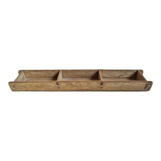 Vintage Rustic Wood Brick Mold - Large For Sale
