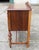 Well-made and preserved early 20th century Jacobean style walnut cabinet with gorgeous bird's eye maple accents. The size...
