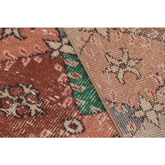 Textile Vintage Zeki Müren Runner With Polychromatic Diamond Patterns, From Rug & Kilim For Sale - Image 7 of 7