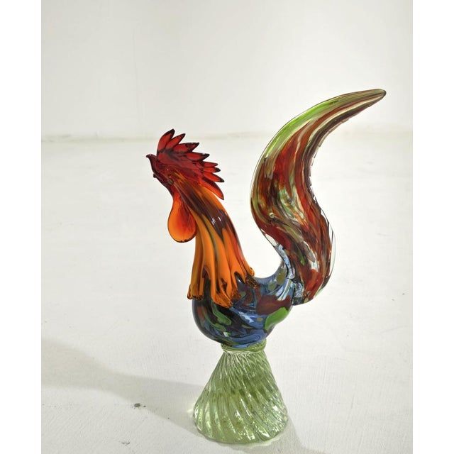 Mid-Century Modern Murano Glass Sculpture Rooster, Italy, 1960s For Sale - Image 17 of 18