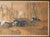 Japanese "Willow and White Herons" by Yukiga, 1970s Showa Era Japanese Painted Byobu Screen For Sale - Image 3 of 18