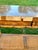 Vintage Drexel Heritage Faux Bamboo and Cane Console Table For Sale - Image 9 of 9