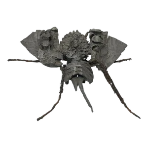 Bella Feldman Sculpture (American B. 1930) Futuristic Insect 1960s Aluminum