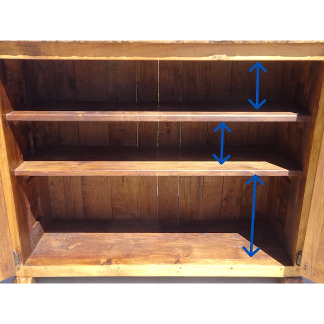 Tuscan Oak and Walnut 2-Door Sideboard For Sale - Image 13 of 18