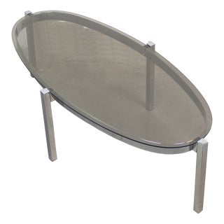 Oval Side Table, 1960s For Sale