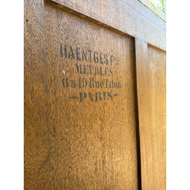 Exceptional antique French buffet by Haentges Frères, the renowned Parisian cabinetmaking firm known for finely crafted...