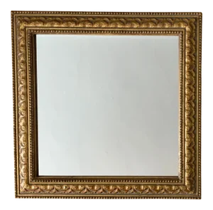 1980s Gold Leaf Mirror