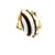 Bold sculptural clip earrings by American maker MAZ, dating to circa 1970. Crafted in 14K yellow gold, each earring...