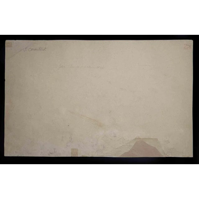 .Dead Soldier is an original drawing in Pastel, ink, and watercolor realized in the 19th Century by Jules Cornillier...