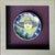 1960s Piero Fornasetti “12 Mesi, 12 Soli” Porcelain Coaster, June, Sun in a Straw Hat, Framed For Sale - Image 5 of 5