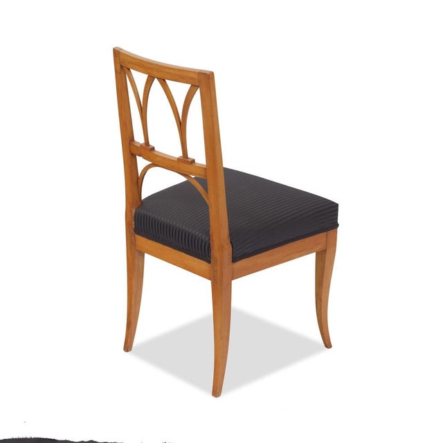 Biedermeier Cherry Wood Chair, 1820s For Sale - Image 5 of 8