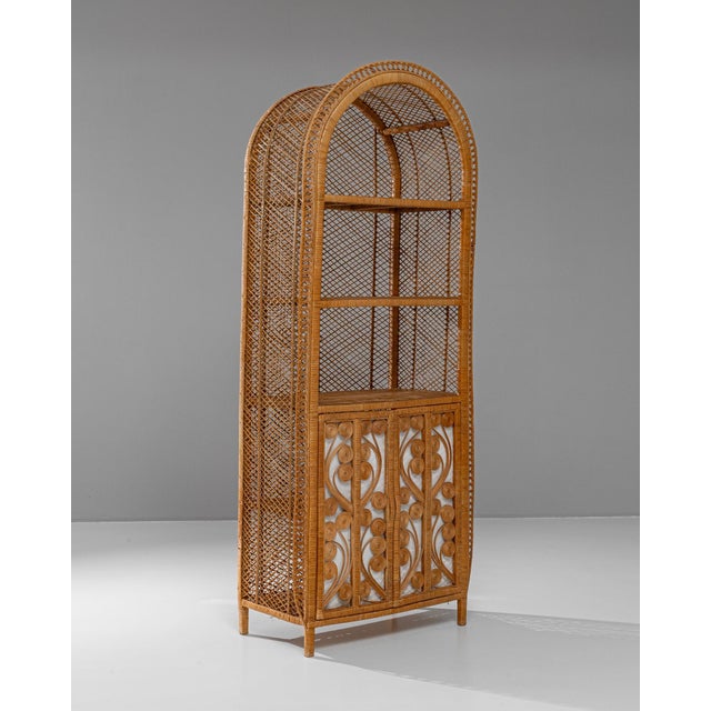 20th Century French Wicker Cabinet For Sale - Image 12 of 12