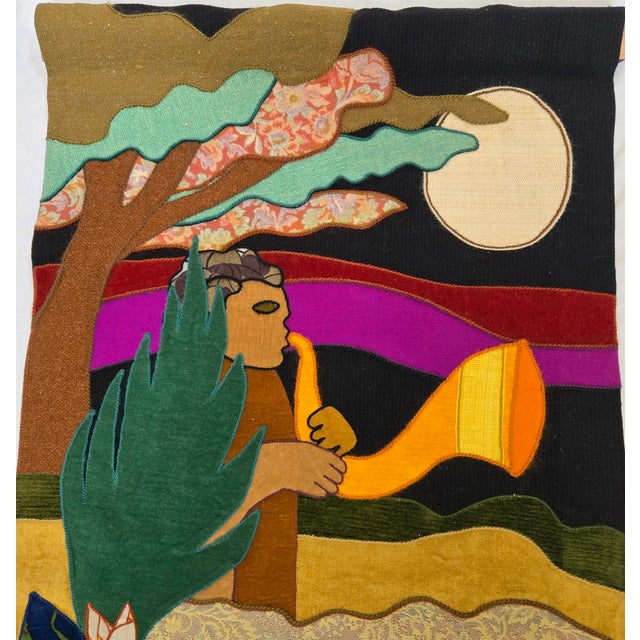 Limited Edition Tapestries Helen Webber 1979 Number 20/100 Jungle/on the Way to the Ark Piece 1 & 3 For Sale - Image 6 of 18