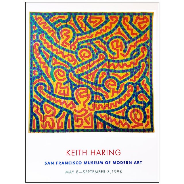 Contemporary Keith Haring, San Francisco, Original Screenprint, 1998 For Sale - Image 3 of 3