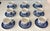 Late 20th Century Blue Willow Georgian Shape Tea Cups and Saucers by Churchill of England, 18 Pieces For Sale - Image 10 of 15