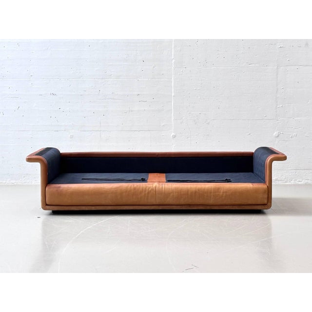 DS-44 Two-Seater Leather Sofa from de Sede, Switzerland, 1970s For Sale - Image 13 of 16