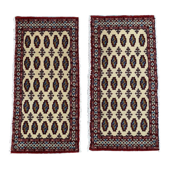 Vintage Persian Tribal Accent Rugs- 1′12″ × 2′12″ For Sale