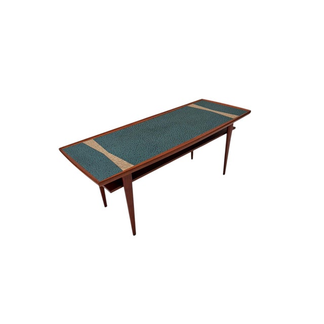 Mid-Century Modern Mid-Century Modern Coffee Table with Mosaic Top from Berthold Muller, 1950s For Sale - Image 3 of 11
