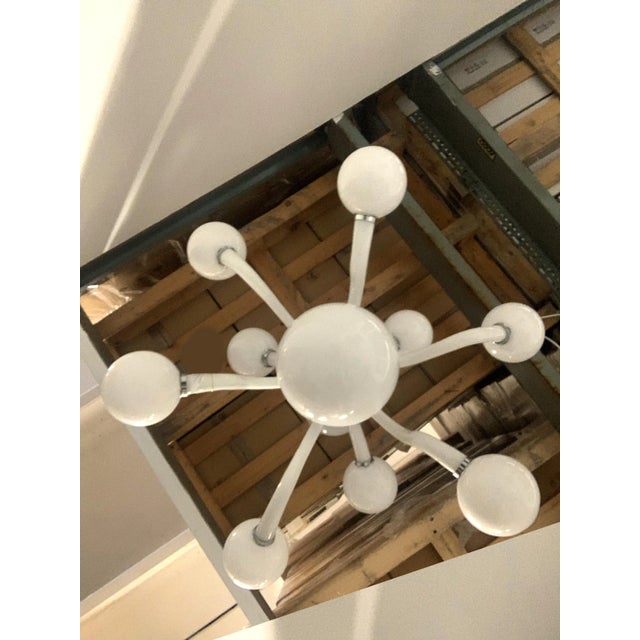 2020s Contemporary Pop White Murano Glass Chandelier For Sale - Image 5 of 9