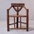 19th Century Welsh or English Folk Art Oak Corner Armchair For Sale In Detroit - Image 6 of 11