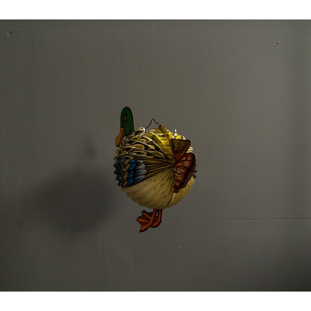 Paper Duck Lantern, West Germany, 1960s For Sale - Image 5 of 11