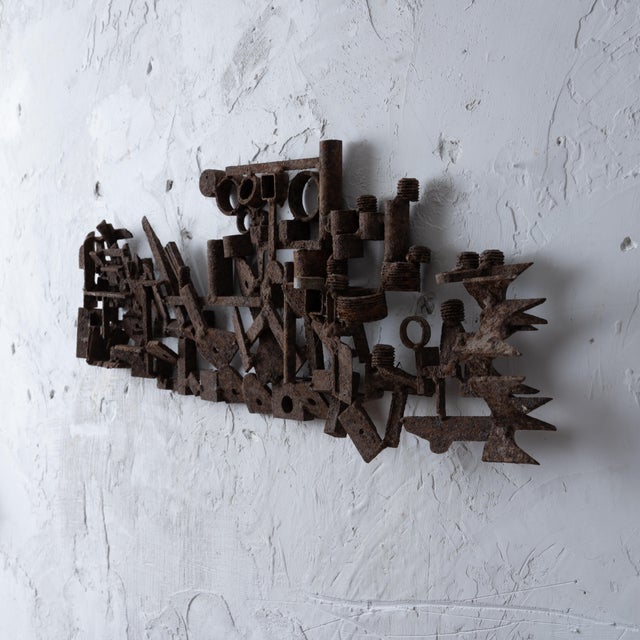 Abstract Giovanni 'John’ Bucci Metal Art Sculpture, 1960s For Sale - Image 3 of 8