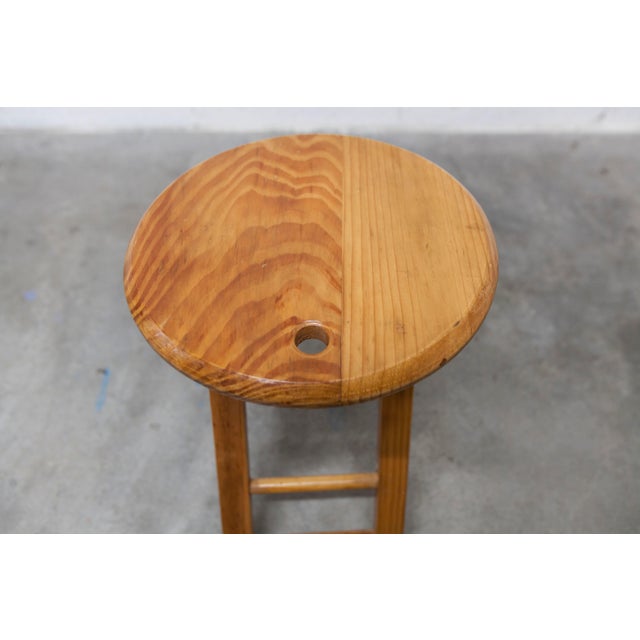Folding Stool in Pine by Roger Tallon, 1960 For Sale - Image 10 of 15