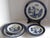 Ceramic Vintage Burleigh Blue Willow Canton Dinnerware Set- 9 Pieces For Sale - Image 7 of 7