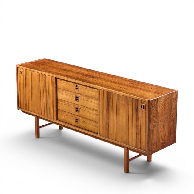 Erik Wørts Ladoga Mid Century Swedish Rosewood Credenza For Sale - Image 10 of 10