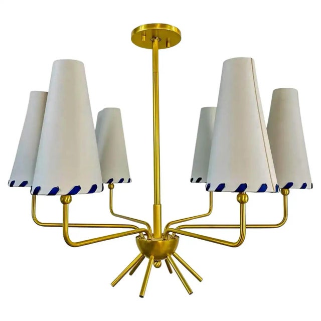 Mid-Century Modern Style 6 Lights Sputnik Chandelier For Sale - Image 11 of 11