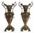 Antique Napoleon III Bronze Vases, 1800s, Ste of 2 For Sale