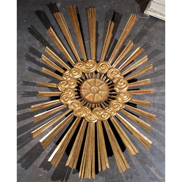 Large Italian Cloudy Sunburst For Sale - Image 10 of 10