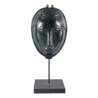 Roger Capron, Mask No. 2, France, 1960s, Glazed Ceramic For Sale