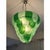 Modern Green Petals Murano-Style Glass Chandelier For Sale - Image 4 of 9