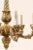 Mid 20th Century French Six-Light Gilded Wood Chandelier with Aged Gold Color For Sale - Image 9 of 11