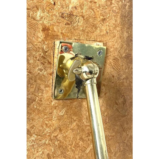 Vintage Brass Table Mirror For Sale - Image 3 of 5