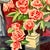 Bubble Gum 1960s Mid-Century Boho Chic Still Life Roses, Oil Painting - A Pair For Sale - Image 8 of 10