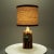 Ceramic Table Lamp with Custom Silk Lampshade by René Houben, 1960s For Sale - Image 9 of 11
