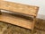 Wood Pine Wood Console Table With Display Shelf, Vintage For Sale - Image 7 of 12